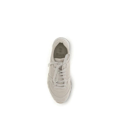 Brunello Cucinelli Beige Kalfsleer Bos Taurus Lage Sneakers