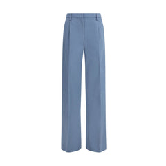 Prada Blue Cotton Chino Pants