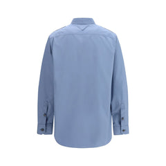 Prada blauw katoenen overhemd