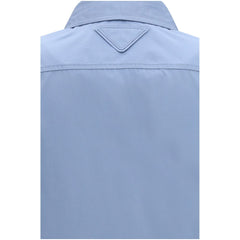 Prada blauw katoenen overhemd