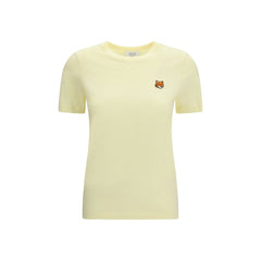Maison Kitsuné Tweekleurig Katoenen T-Shirt