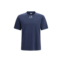 C.P. Company Blaues Baumwoll-T-Shirt