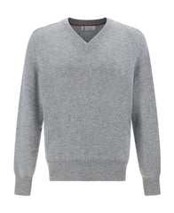 Brunello Cucinelli Grau Kaschmir Sweatshirt