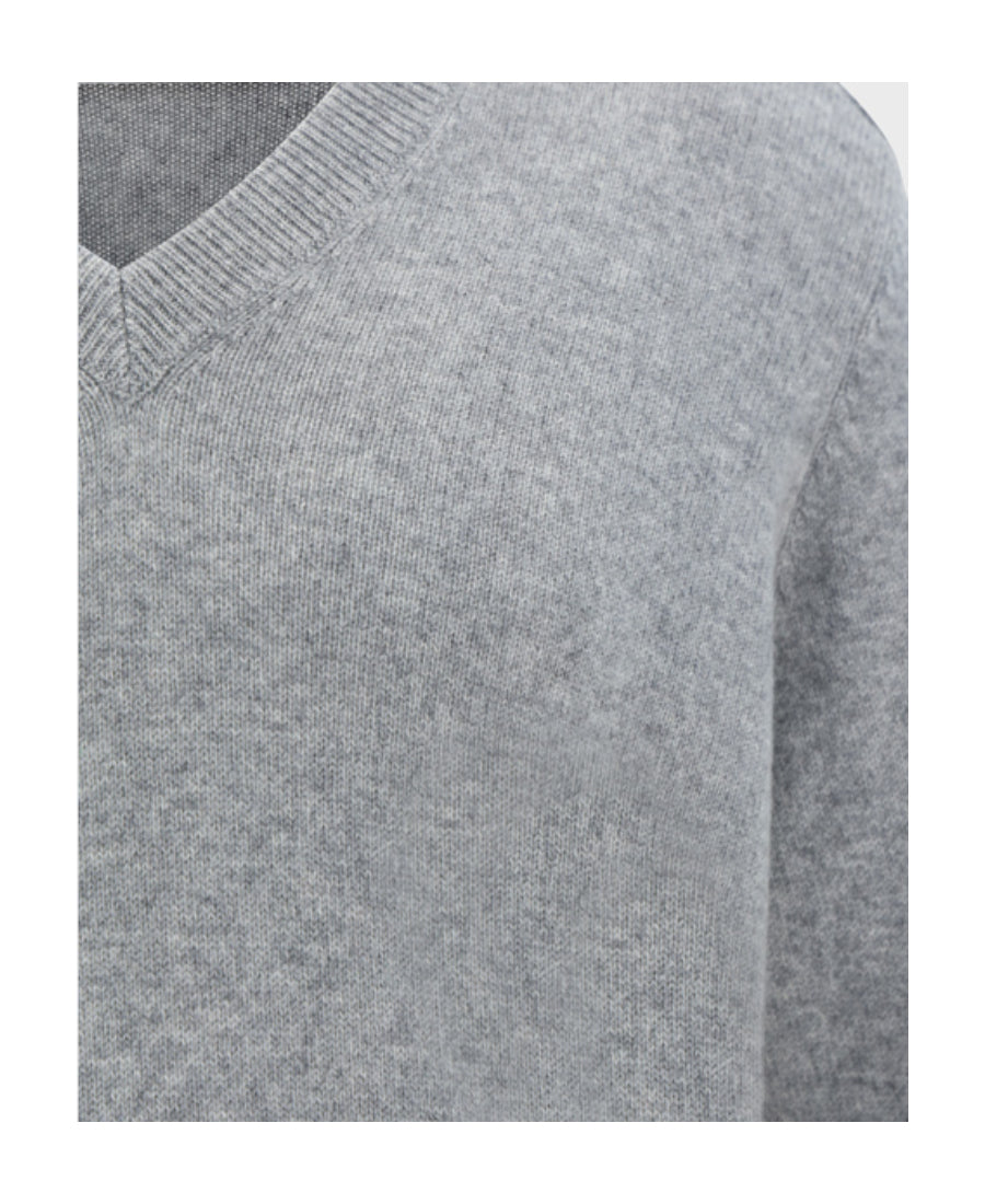 Brunello Cucinelli Grau Kaschmir Sweatshirt