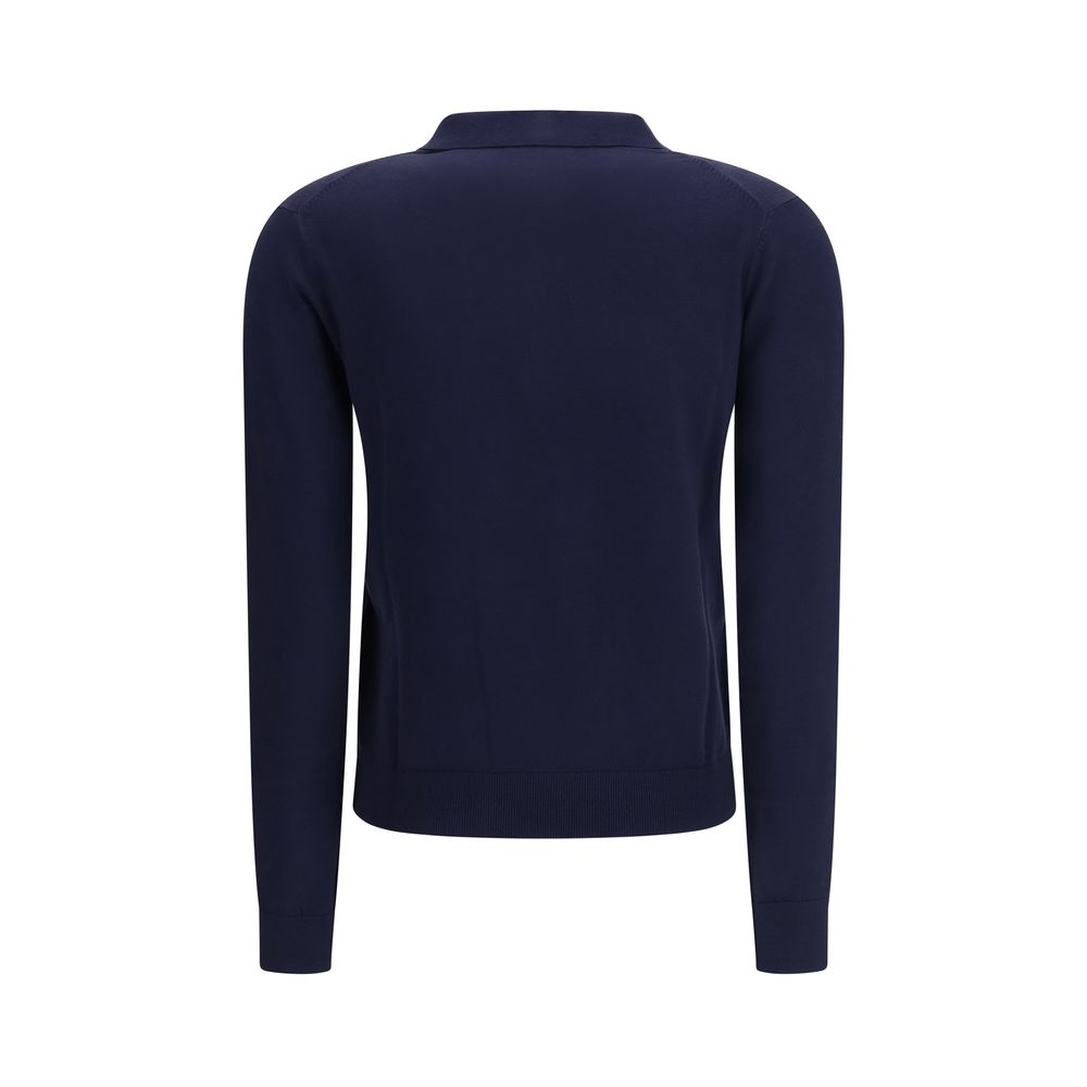 Max Mara Blaues Viskose-Sweatshirt