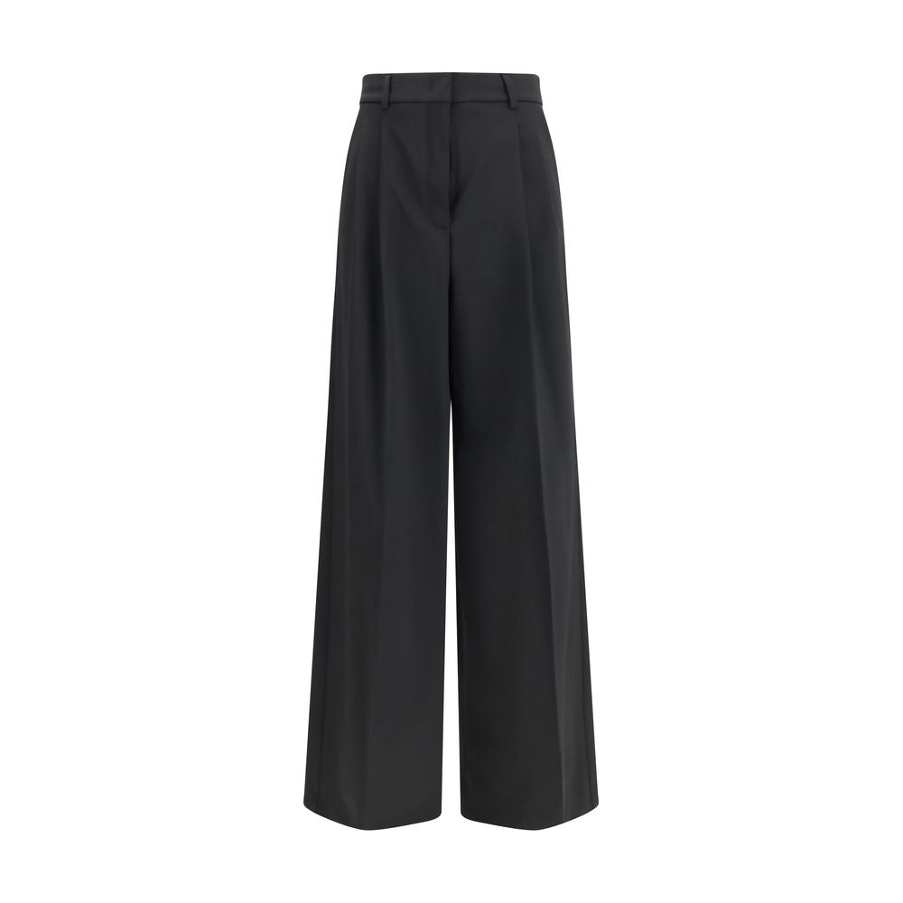 Max Mara Schwarze Freizeithose aus Polyester
