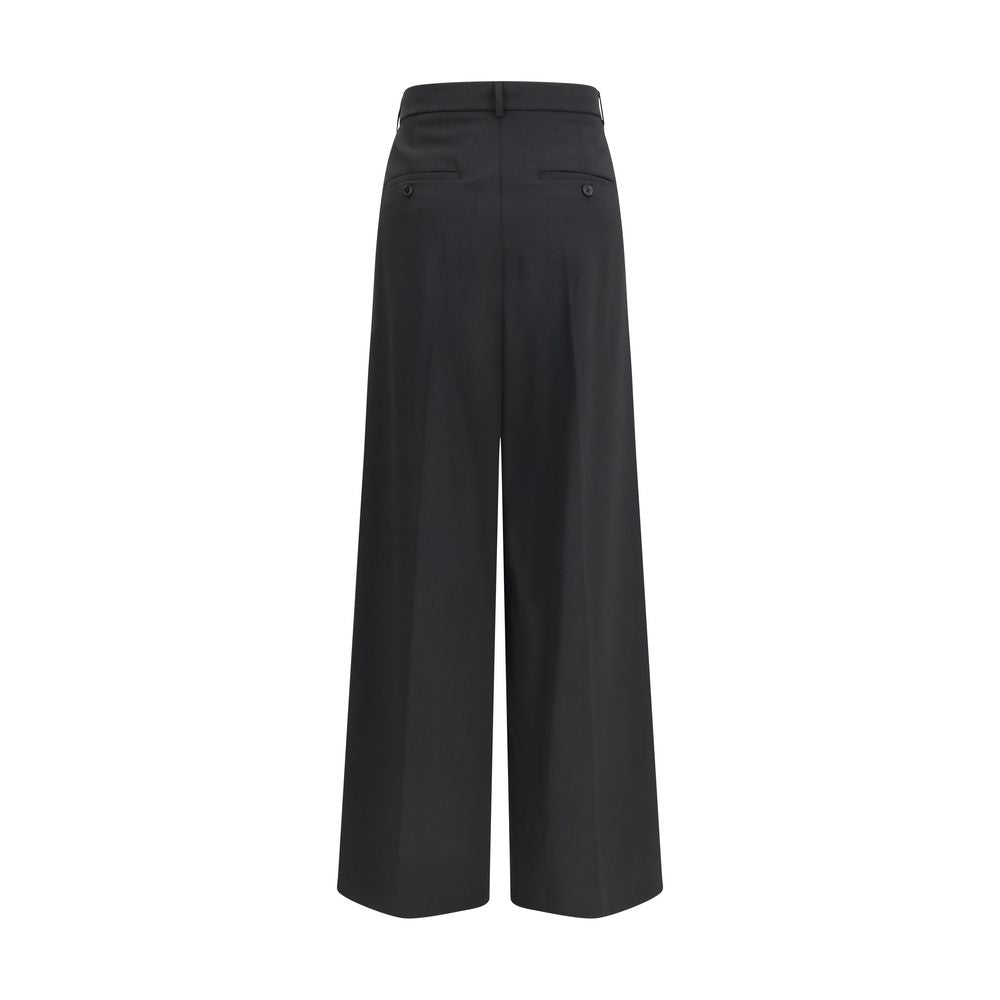 Max Mara Schwarze Freizeithose aus Polyester