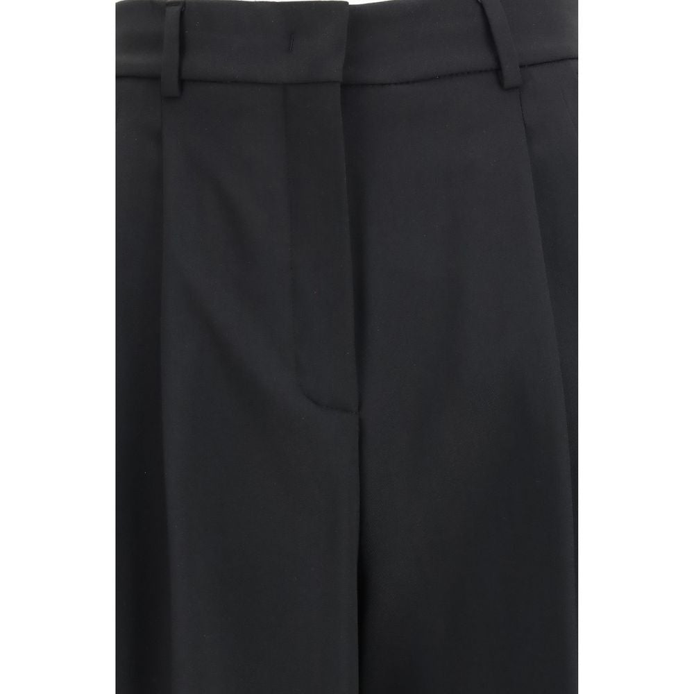 Max Mara Schwarze Freizeithose aus Polyester