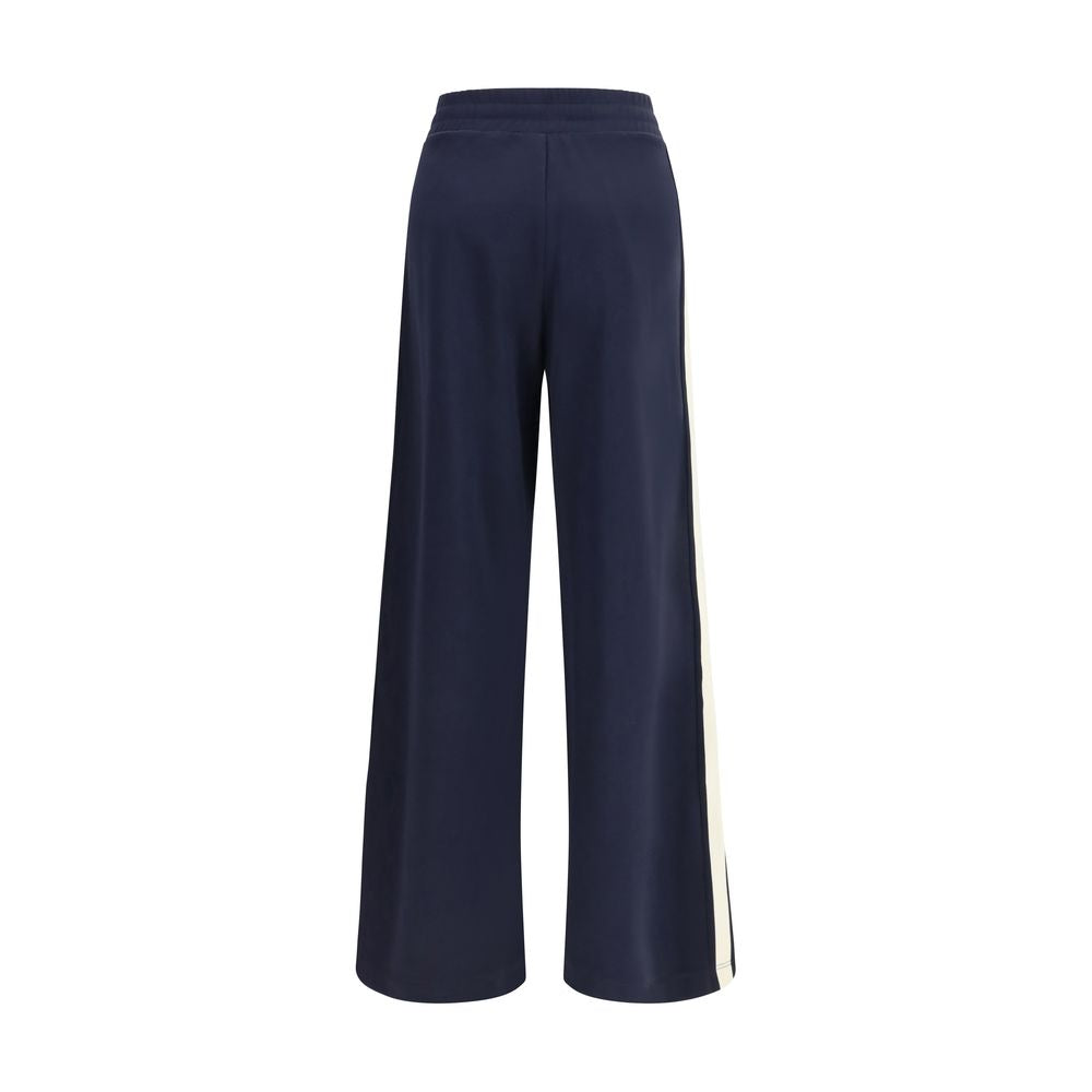 Max Mara Blaue Freizeithose aus Baumwolle