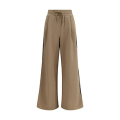 Max Mara Beige Freizeithose aus Baumwolle