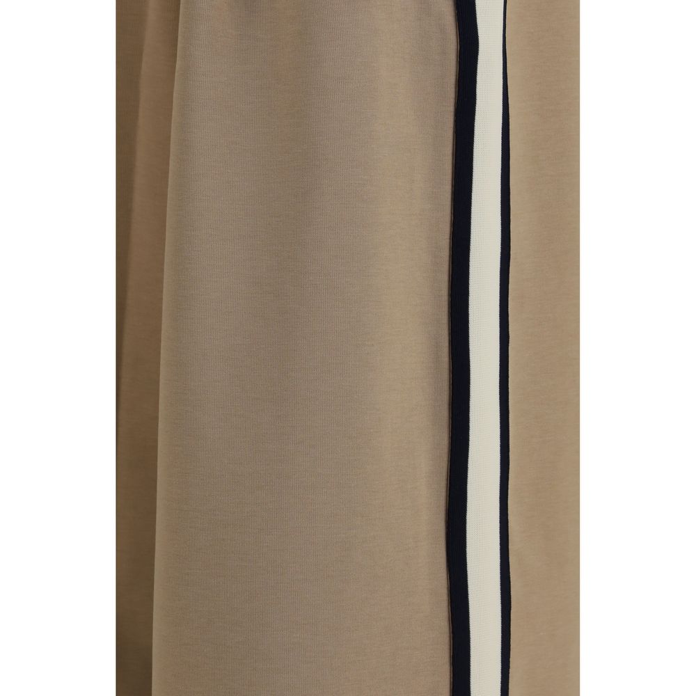 Max Mara Beige Freizeithose aus Baumwolle