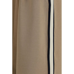 Max Mara Beige Freizeithose aus Baumwolle