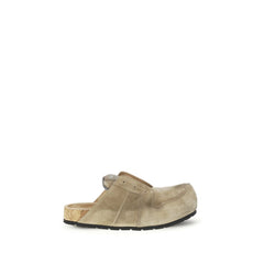 Balenciaga Beige Kalfsleer Bos Taurus Muiltjes