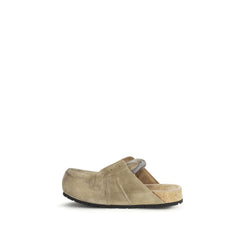 Balenciaga Beige Kalfsleer Bos Taurus Muiltjes