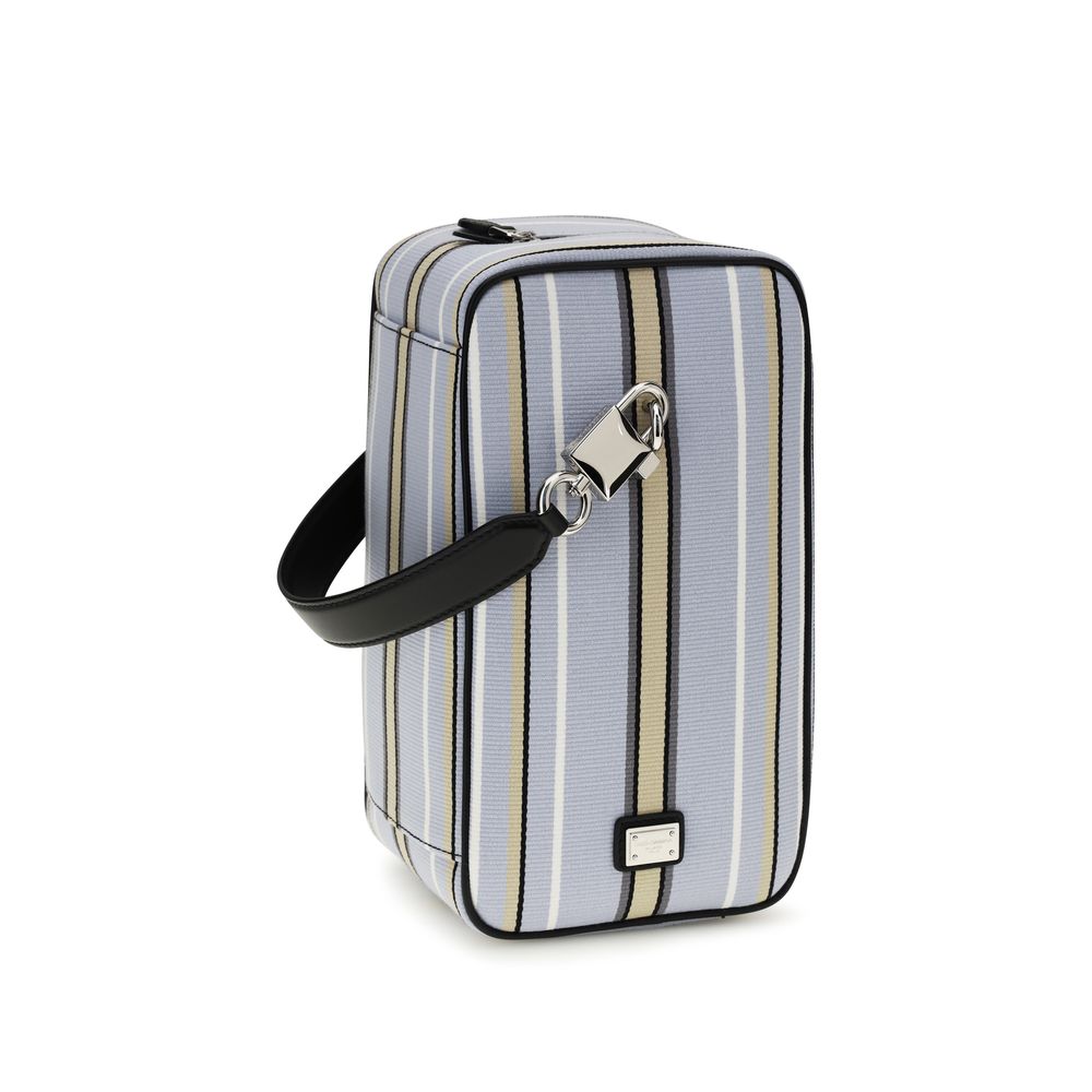 Dolce & Gabbana Blauwe Katoenen Handtas