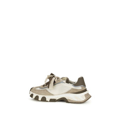 Dolce & Gabbana Meerkleurige Kalfsleren Bos Taurus Atletische Sneakers
