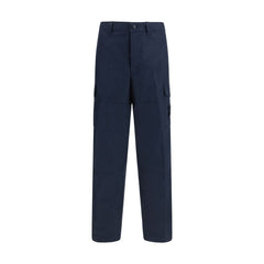 Stone Island Blauwe Katoenen Cargobroek