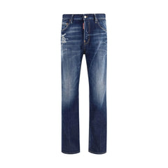 Dsquared² Blauwe Katoenen Jeans Denim