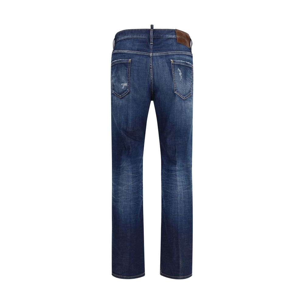 Dsquared² Blauwe Katoenen Jeans Denim