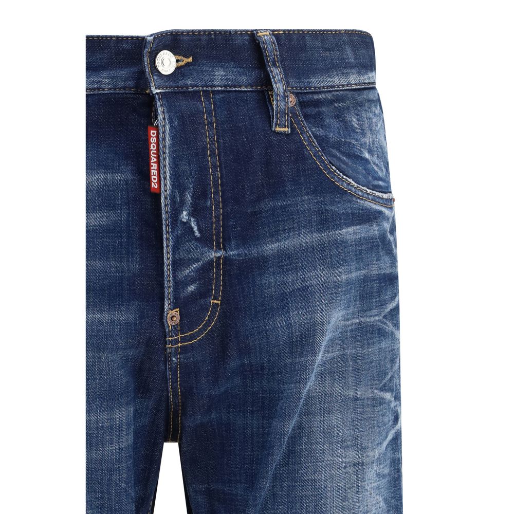 Dsquared² Blauwe Katoenen Jeans Denim