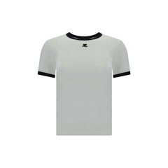 Courrèges White Cotton T-Shirt