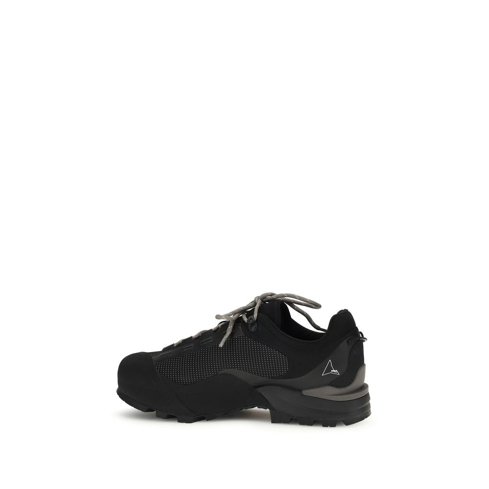 ROA Schwarze Polyamid-Athletik-Sneakers