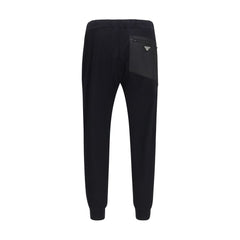 Prada Zwarte Nylon Sportbroek