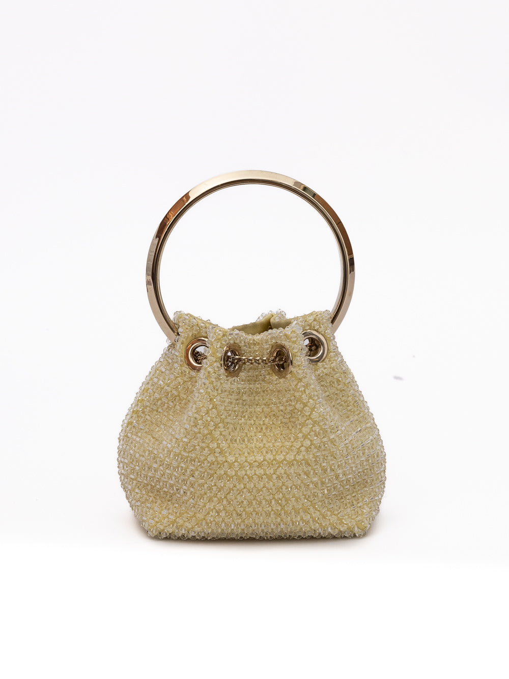 Jimmy Choo Gele Bon Bon Micro Crystals Emmer