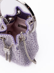 Jimmy Choo Lichtpaarse Bon Bon Micro Crystals Bucket