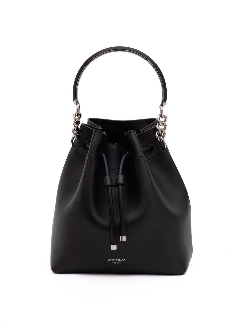 Jimmy Choo Zwarte Bon Bon Leren Emmertas