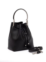 Jimmy Choo Zwarte Bon Bon Leren Emmertas