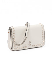Jimmy Choo Witte Leren Crossbody Tas
