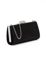 Jimmy Choo Zwart Satijnen Crossbodytas