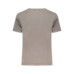 Desigual Grigio Cotton Women T-Shirt