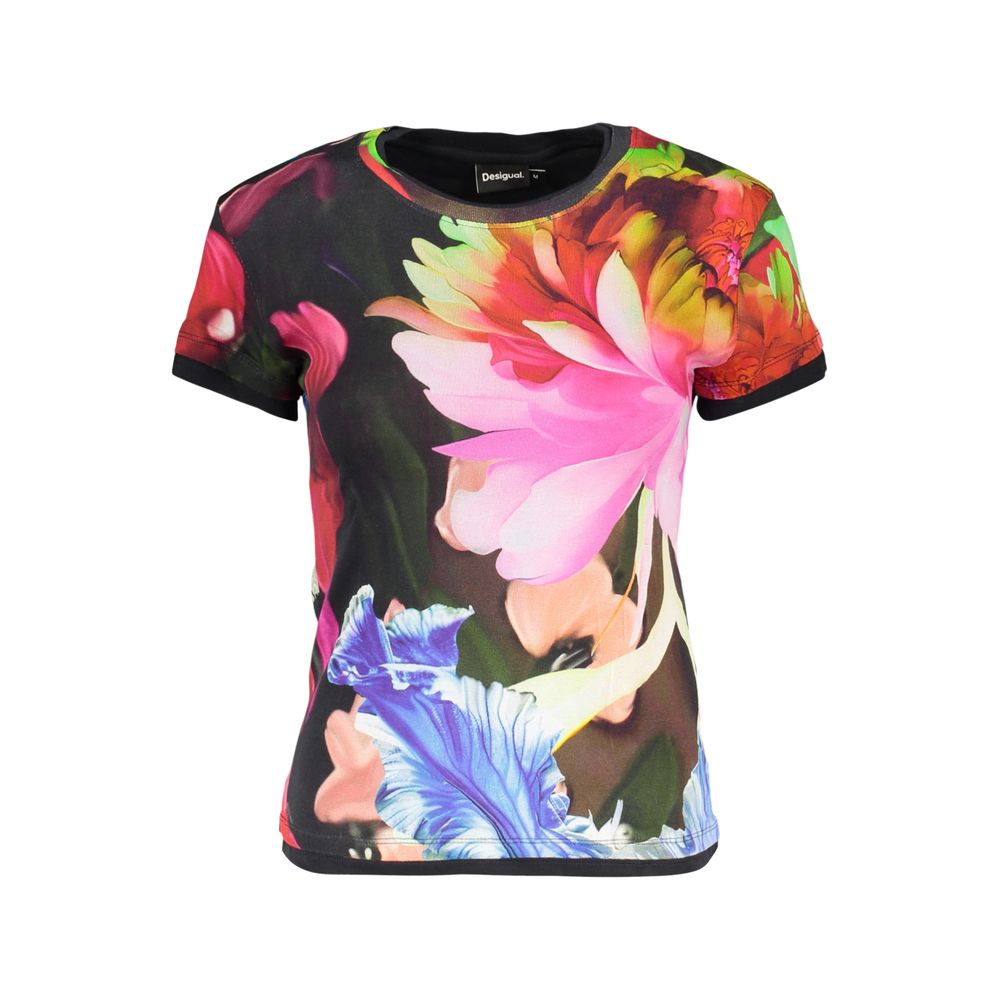 Desigual Black Cotton Women T-Shirt