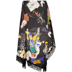 Desigual Nero Poliammide Women Skirt