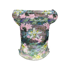 Desigual Grünes Baumwoll-T-Shirt für Damen