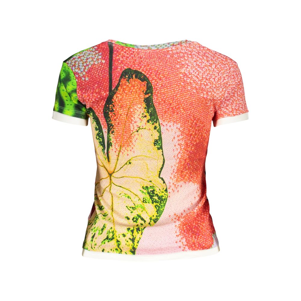 Desigual Rosso Baumwolle Damen T-Shirt