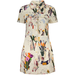 Desigual Weißes Viscose Damenkleid