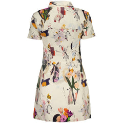 Desigual Weißes Viscose Damenkleid