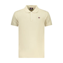 Norwegen 1963 Beiges Poloshirt aus Baumwolle für Herren