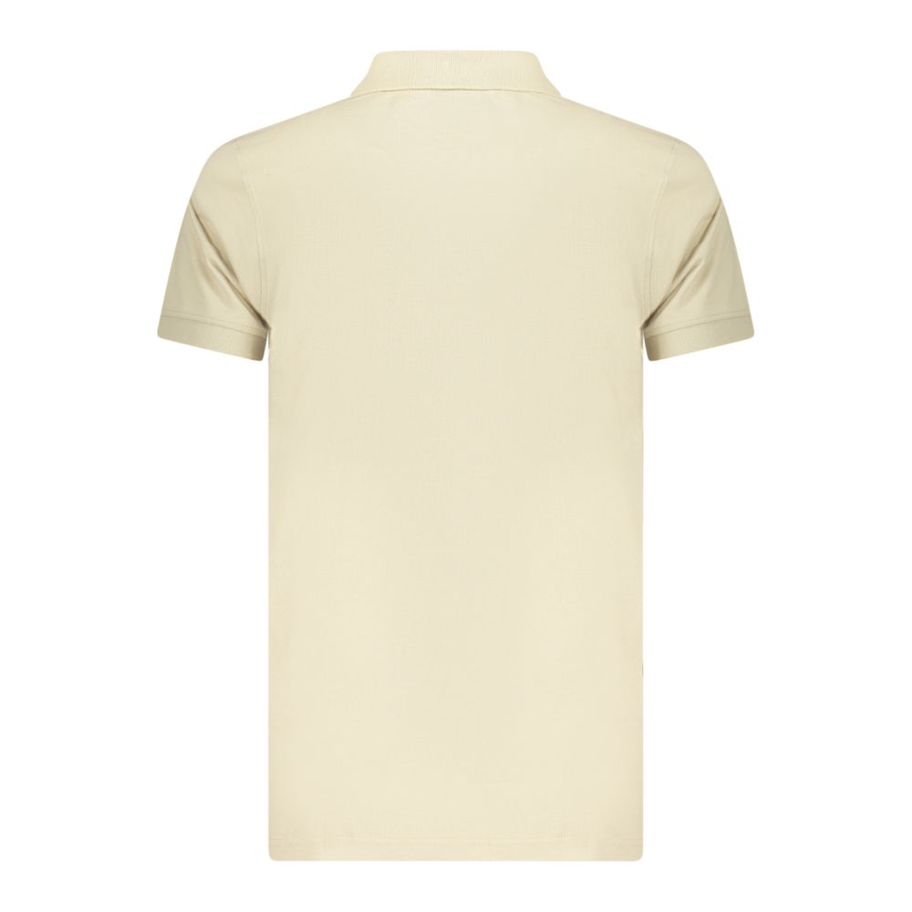 Norwegen 1963 Beiges Poloshirt aus Baumwolle für Herren