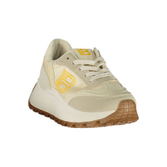 Laura Biagiotti Beige Polyurethan Damen Sneaker