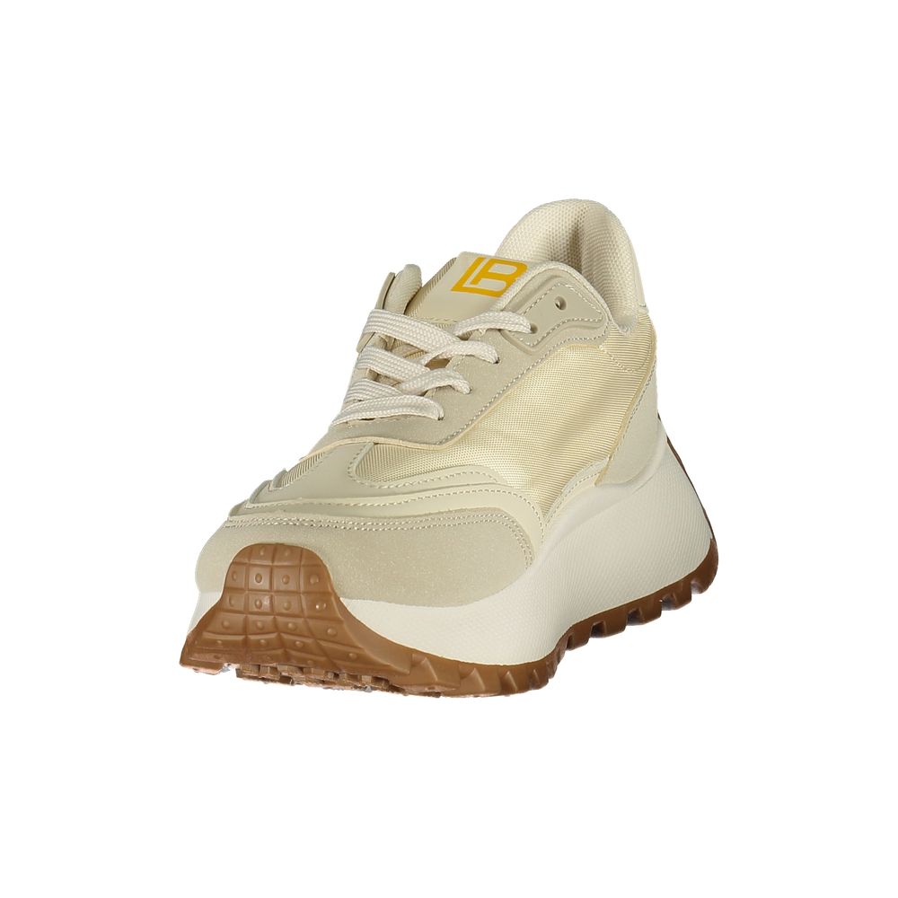 Laura Biagiotti Beige Polyurethan Damen Sneaker