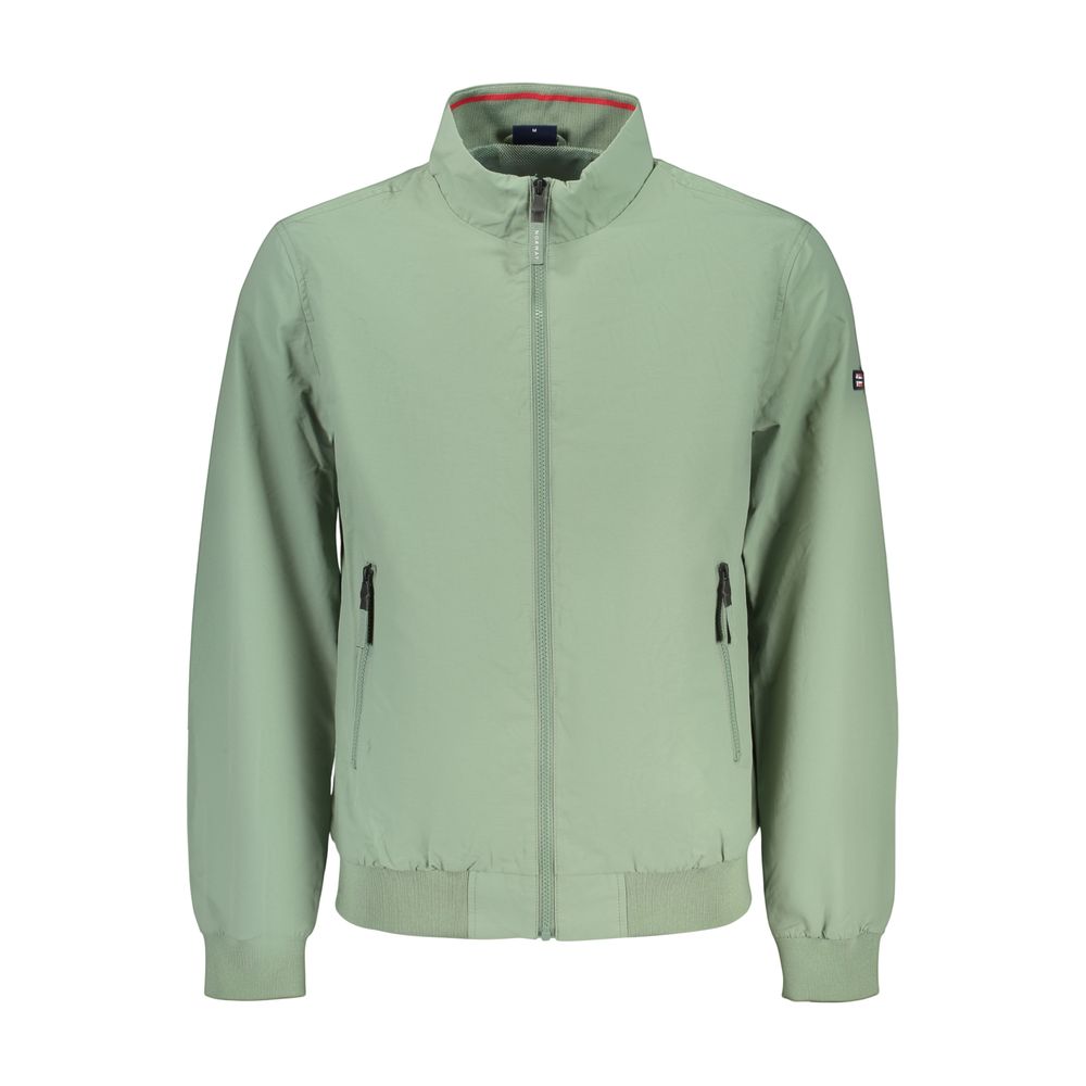 Norwegen 1963 Verde Baumwolle Herrenjacke