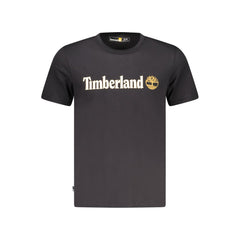 Timberland Schwarzes Baumwoll-Herren-T-Shirt