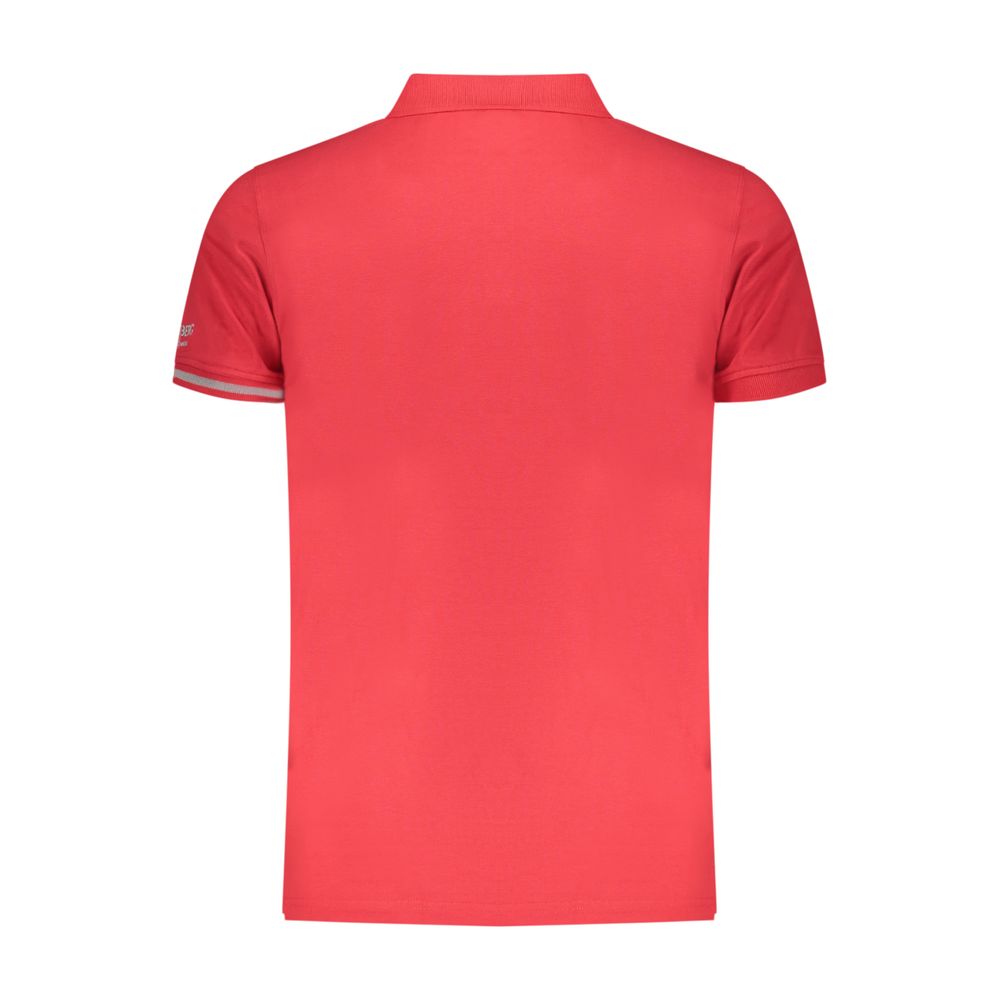 Iceberg Red Cotton Herren Polohemd