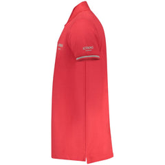 Iceberg Red Cotton Herren Polohemd