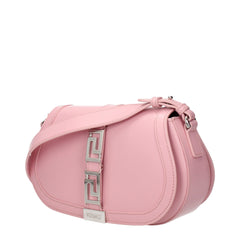Versace Schultertasche aus pinkem Leder
