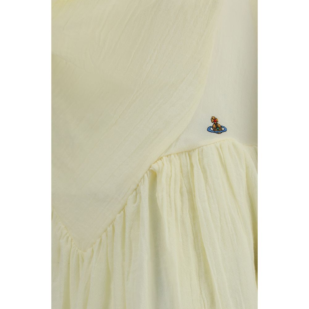 Vivienne Westwood Zweifarbiger Baumwoll-Freizeitkleid